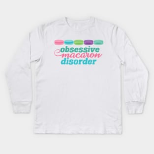 Obsessive Macaron Disorder Kids Long Sleeve T-Shirt